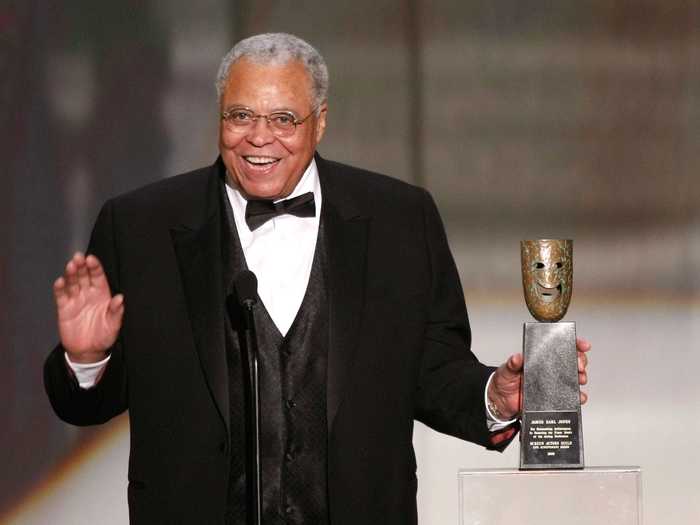 James Earl Jones became a father at 51 to his son, Flynn.