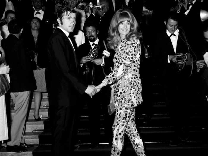 Vanessa Redgrave paired a volumized hairdo with a standout jumpsuit at the 1967 Cannes Film Festival.