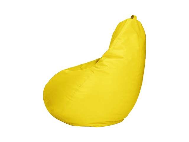 Can bean bags Classic Yellow with Black color Piping Jumbo Bean Bag Cover |  Orka Home
