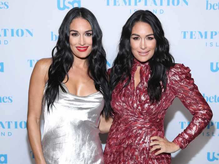 Nikki and Brie Bella got their start as a professional wrestling duo, and they now costar on "Total Bellas," a reality show about their lives.