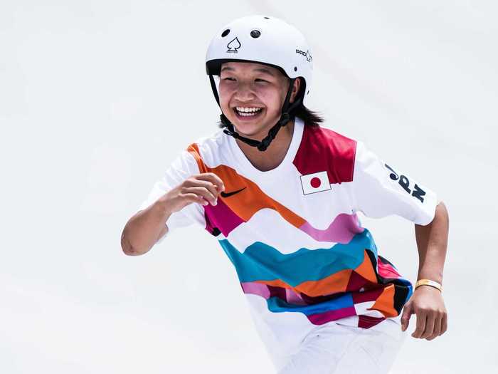 There were good vibes all around during the Tokyo Olympics street skateboarding events.