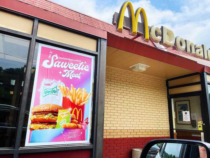 After Saweetie's meal launched on August 9, I ordered it from a McDonald's in Massachusetts.