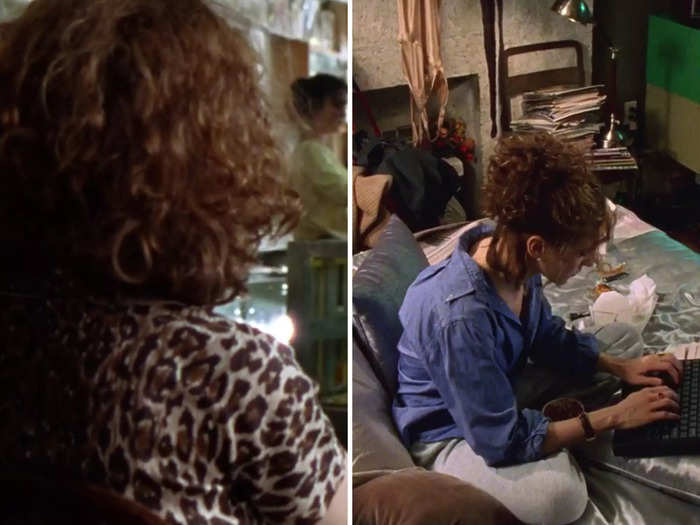 When we meet Carrie Bradshaw in the pilot of "Sex and the City," we can't see her face.