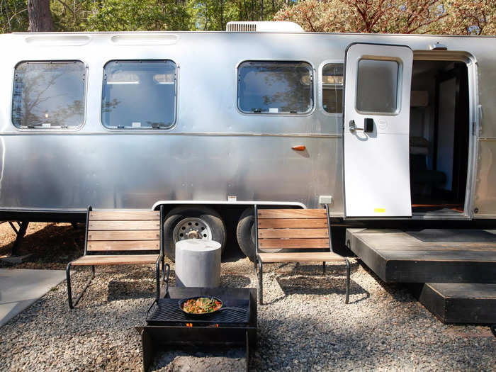 A glamping company with a growing number of locations is bringing RVing to a literal standstill.