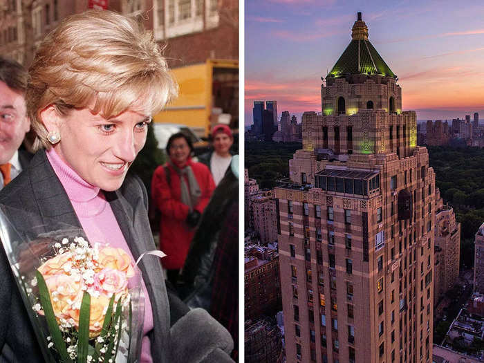 The couple stayed at Princess Diana's favorite New York City hotel.