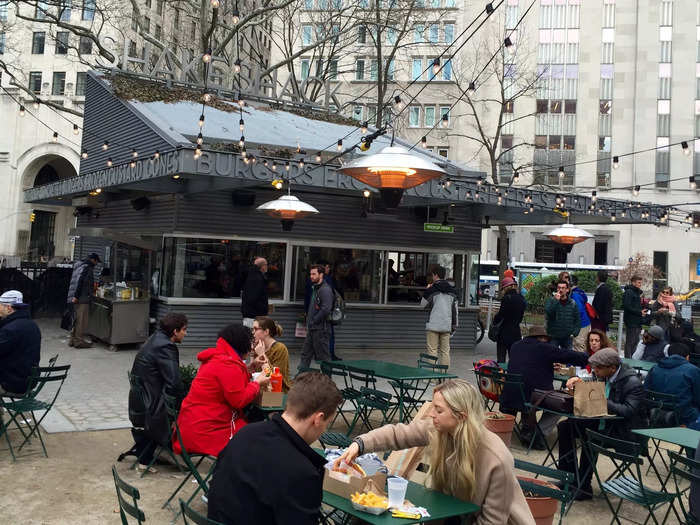 Shake Shack started as a hot dog cart in New York City and has grown into a global chain.
