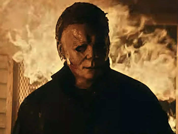 "Halloween Kills" picks up the story where "Halloween" left off in 2018, with Laurie Strode (Jamie Lee Curtis) trying to kill Michael Myers (Nick Castle and James Jude Courtney).