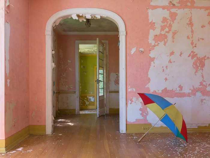 Most abandoned homes spark Bryan Sansivero's curiosity, but a circus-themed mansion in Catskills, New York, is one the photographer said he won't ever forget.