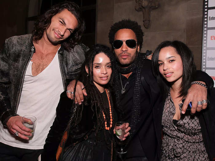Lenny Kravitz said he loved Jason Momoa from the moment they met.