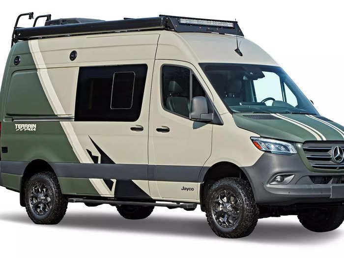 Jayco - a longstanding RV maker owned by Thor Industries - has rolled out its latest camper van, the 2022 Terrain, as demand for RVs remains resilient.