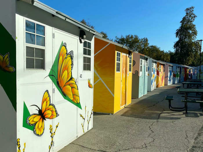 Throughout this past year, the city of Los Angeles has been building and opening several tiny home villages meant to house the city's unhoused population.
