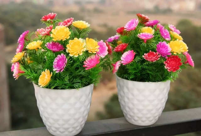 Flower vase decoration, nature plant table pattern indoors craft generated  by AI 26449680 Stock Photo at Vecteezy