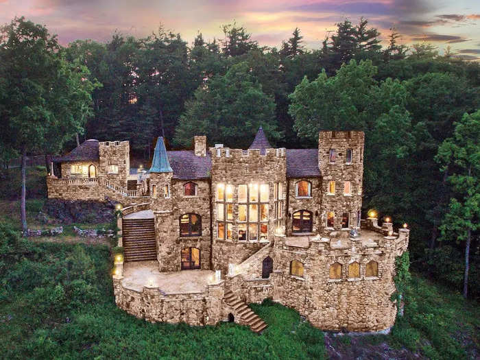 Hidden among the forests lining Lake George, New York, are three mini castles with jaw-dropping views of the water and the Adirondack Mountains.