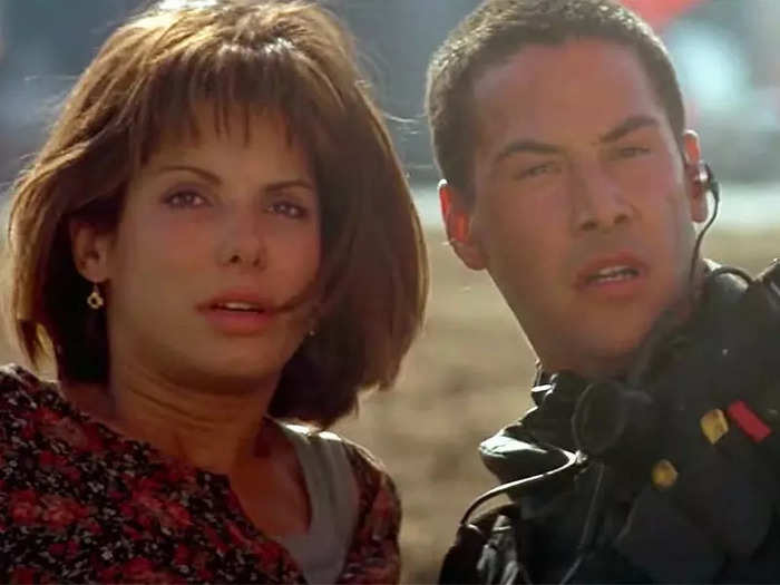 Keanu Reeves and Sandra Bullock first met on the set of the 1994 film "Speed," where they costarred as love interests.