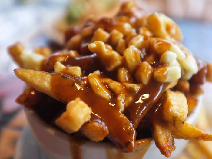 Poutine is a Canadian classic.