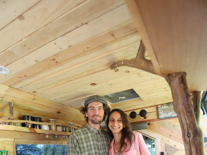 René Brink and Yasmine El Kotni are a couple based in west France who converted a 2010 Renault Master van, purchased in 2019, into a mobile home.