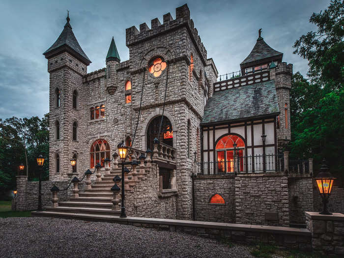 A Medieval-inspired castle built between the mid-1980s and 1990 in Rochester, Michigan, is on sale for $3.2 million.