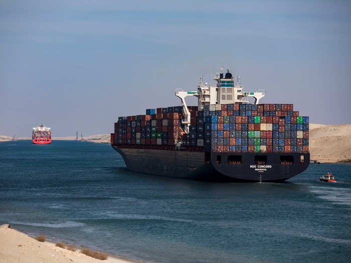 A total of 20,694 ships traveled through The Suez Canal this year, the SCA's chairman announced on Sunday.