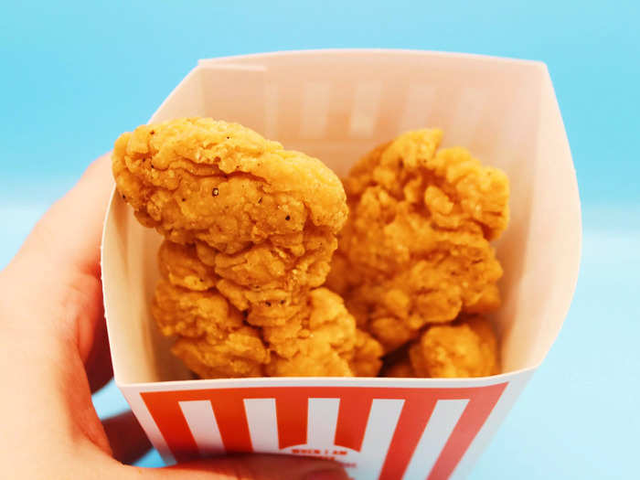 Of all the chicken tenders I tried, the ones from Whataburger didn't completely blow me away.