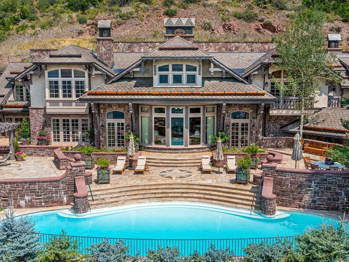 At the top of Aspen's coveted neighborhood Red Mountain — nicknamed "Billionaire Mountain" thanks to its ultra-rich residents — is The Peak House Estate.