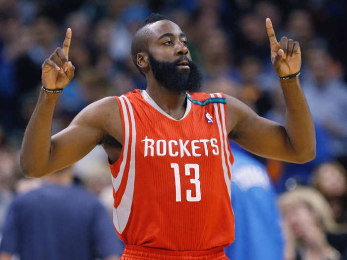The Thunder trade James Harden to the Rockets in 2012.