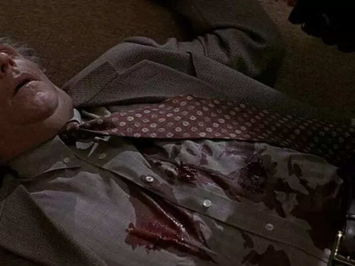 13. Principal Himbry gets stabbed in the chest — 'Scream' (1996)
