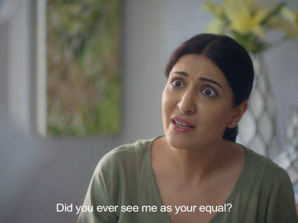 
Ariel's latest ad asks, "If men can share the load equally with other men, why are they not doing it with their wives?"
