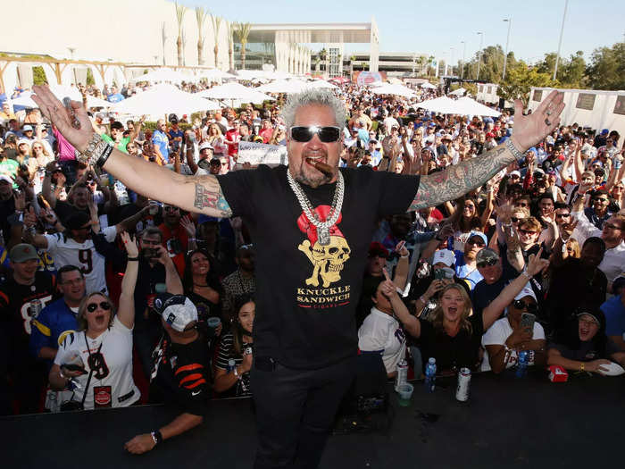 This year, the Super Bowl landed in my city, and it brought along a tailgate party hosted by the one and only Guy Fieri.