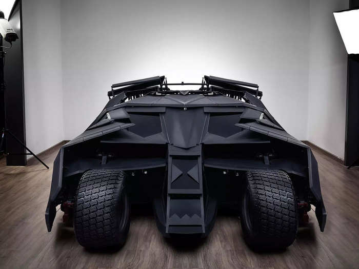 This is the world's first electric replica of the Batmobile, Batman's famed supercar.
