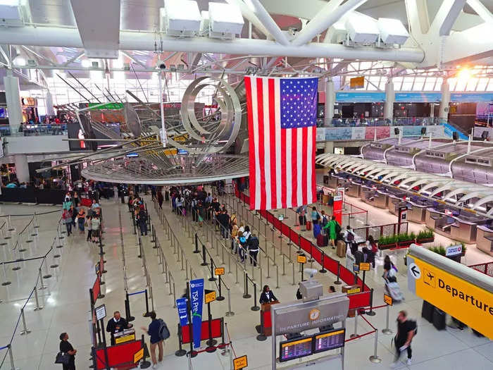 John F. Kennedy International Airport (JFK) in New York is the largest of all NYC-area airports, handling a record 62.6 million passengers in 2019.