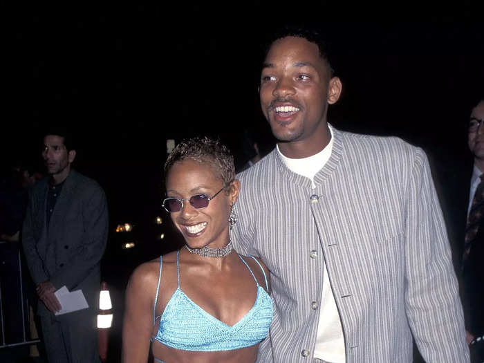 When they started dating in 1995, Will Smith and Jada Pinkett Smith wore daring looks at the "Devil in a Blue Dress" premiere.