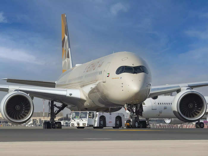 Etihad just unveiled its first-ever Airbus A350-1000 aircraft on a flight from Abu Dhabi to Paris on Thursday, making it the first A350 jet to be flown by a UAE carrier.