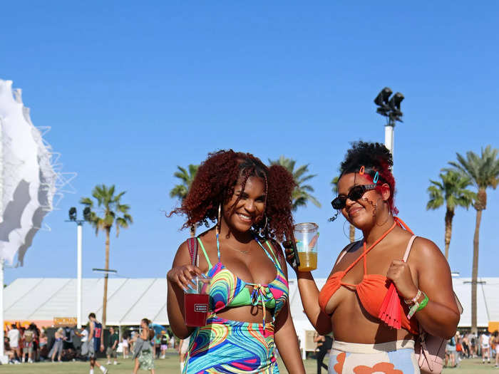 Matching sets were everywhere at Coachella this year.