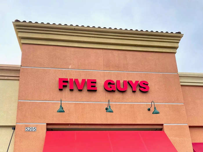 I recently went to Five Guys for the very first time.