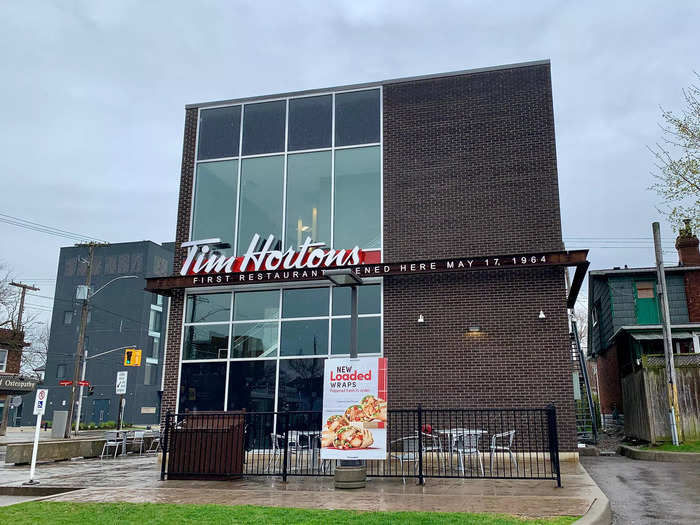 Tim Hortons is a coffee chain headquartered in Ontario, Canada and beloved by Canadians.
