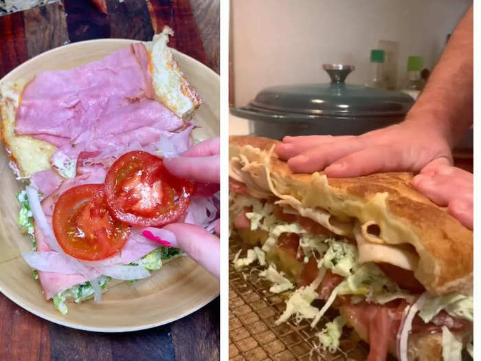 TikToks about the elaborate sandwich have been viewed hundreds of millions of times.