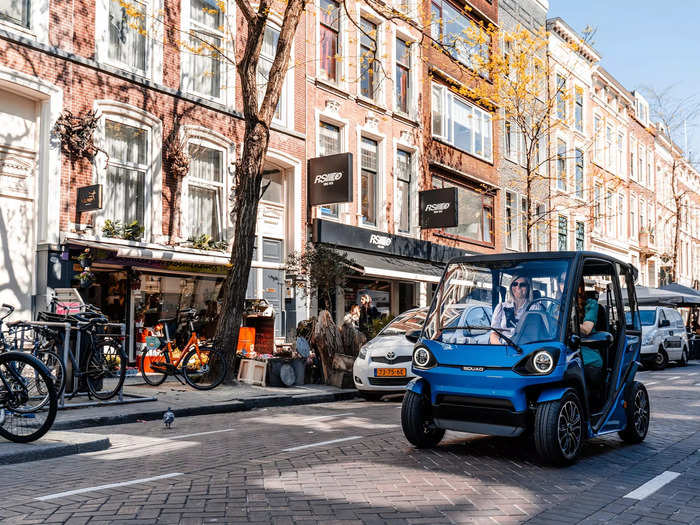 Preorders opened on Monday for a tiny new electric car that aims to combine the convenience of a moped with the practicality of a regular four-wheeled vehicle.