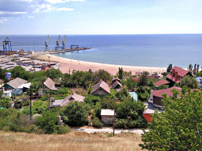Before: Located along the Sea of Azov, Mariupol is Ukraine's tenth-largest city.