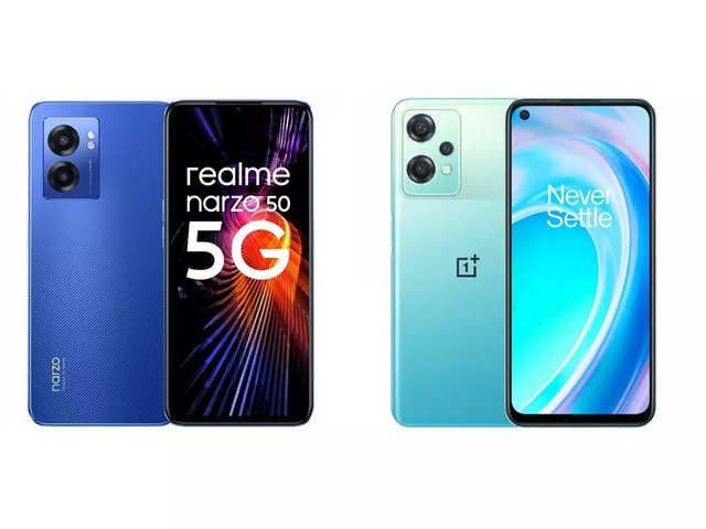 
Realme Narzo 50 5G vs OnePlus Nord CE 2 Lite 5G – price, specs and features compared
