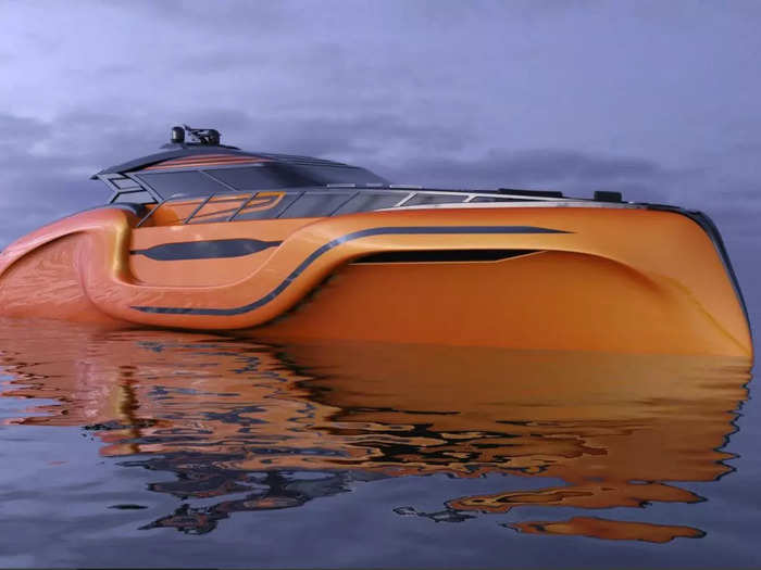 The LXT88, created by Turkey-based Naval Yachts, is 88 feet long and was inspired by the sleek and futuristic designs behind some of the world's most popular super cars.