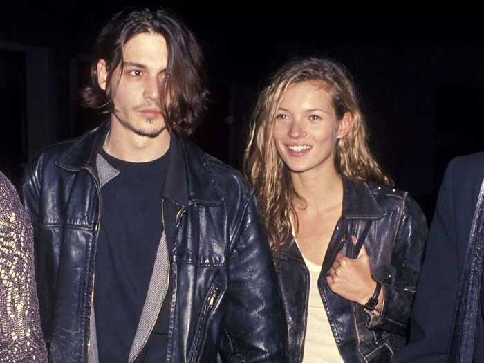 1994: Johnny Depp and Kate Moss met at New York's Café Tabac, according to a former Vanity Fair writer.