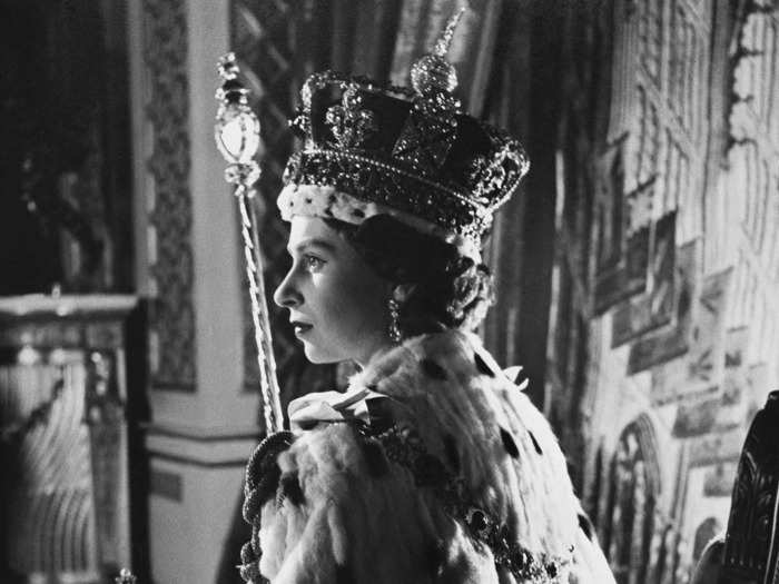 Queen Elizabeth took the throne in 1952, but her coronation didn't take place until the following year.
