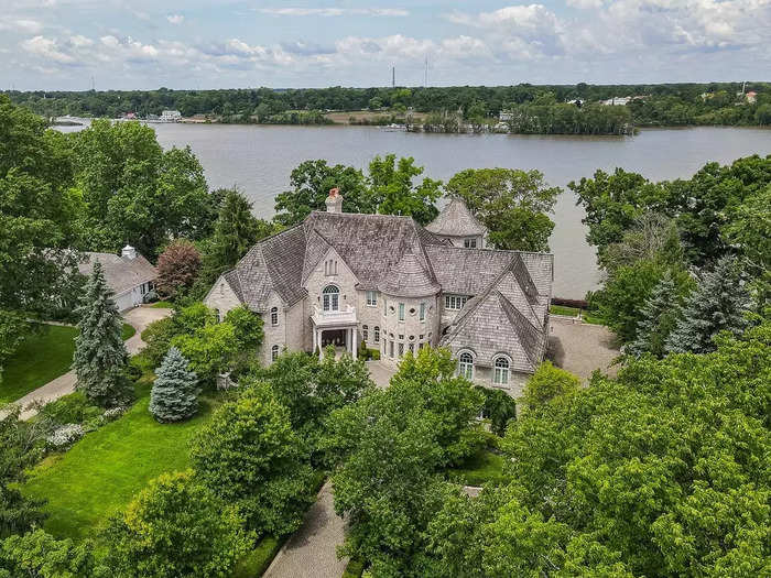 Bradley Delp spent four years building a six-bedroom castle on the Maumee River in Rossford, Ohio. He estimates he spent more than $6 million on construction costs.