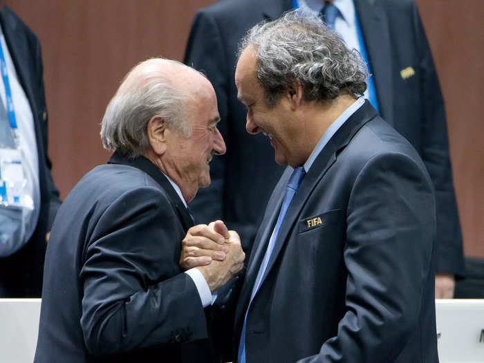 Blatter and Platini were once the leaders of world soccer.
