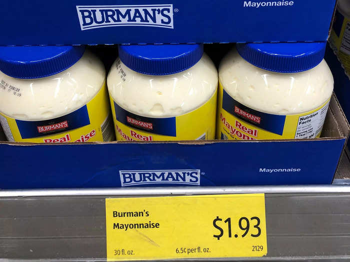 Burman's is the only mayonnaise I will ever buy.