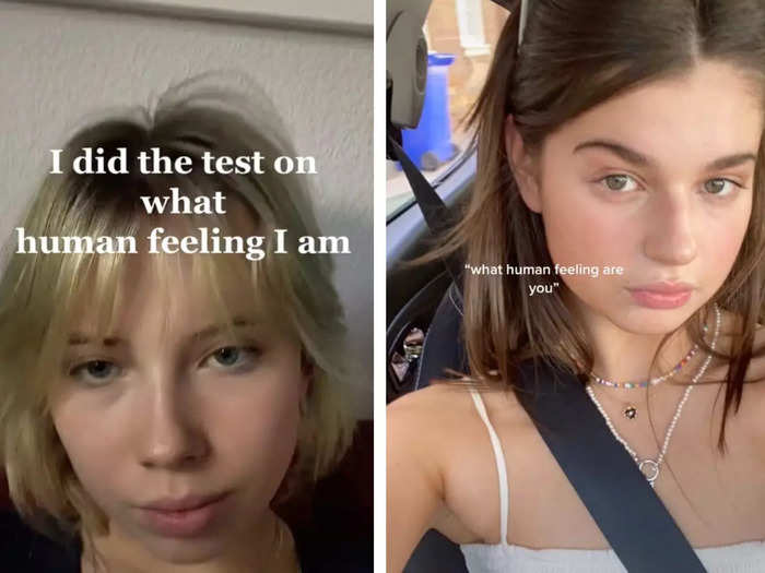 The "Human Feeling" quiz has gone viral on TikTok, supposedly matching your personality to a type of emotion.