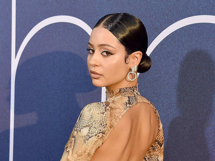For Alexa Demie's first "Euphoria" red carpet in 2019, she wore a custom gown with an exposed thong.