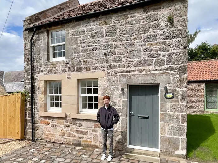 George Dunnett grew up in the small Scottish village of Kinnesswood, about an hour north of Edinburgh. For years, he'd been walking past an abandoned, two-story cottage just down the street from his parents' home.