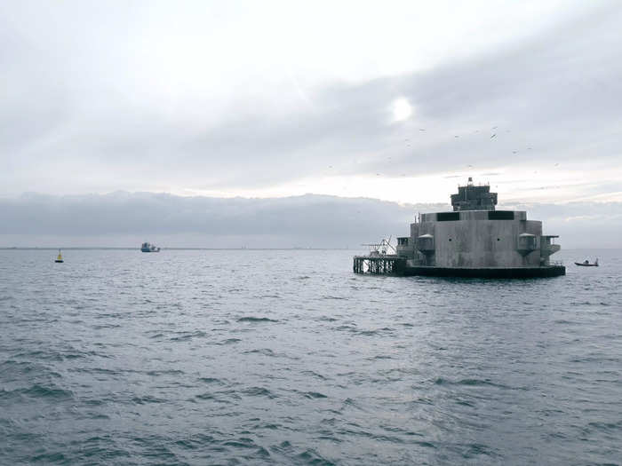A sea fort used in the Second World War is being auctioned with bids starting at about $60,000.