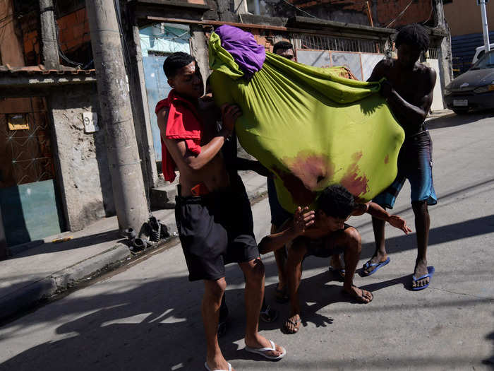 18 people were left dead after the siege Complexo do Alemao favela